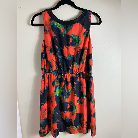 Kensie Orange Dress - Picture 3 of 10